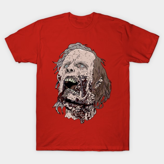 Zombie Head T-Shirt by Black Snow Comics